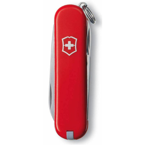 Нож складной Victorinox Classic, 58 mm, 7 функций, красный, блистер