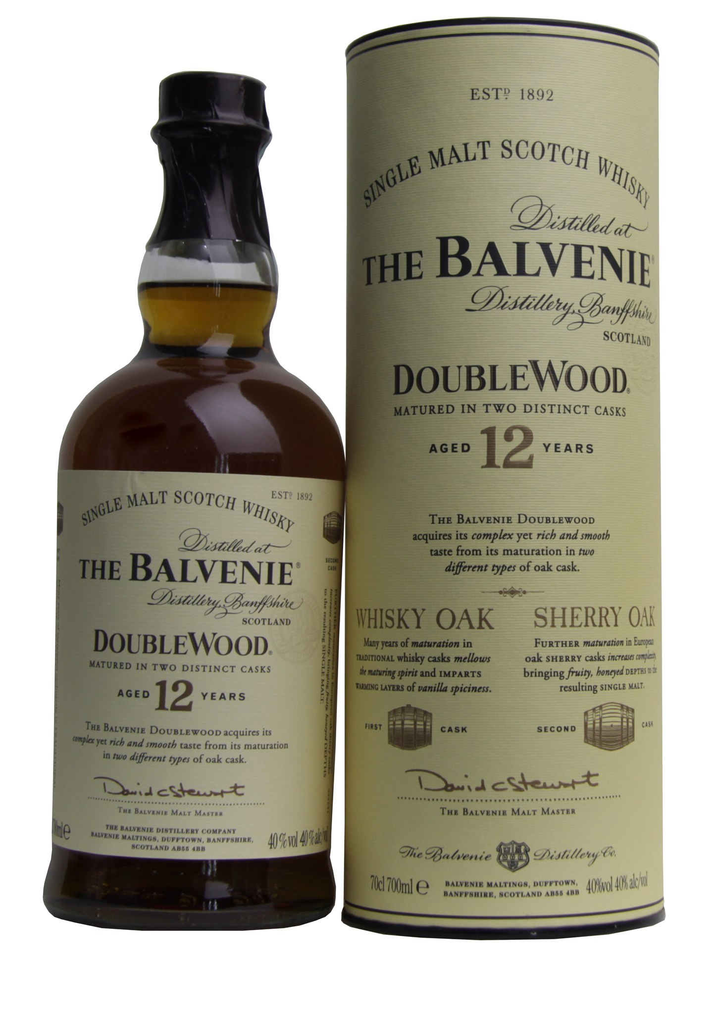 Виски The Balvenie 12 YO DoubleWood 40%