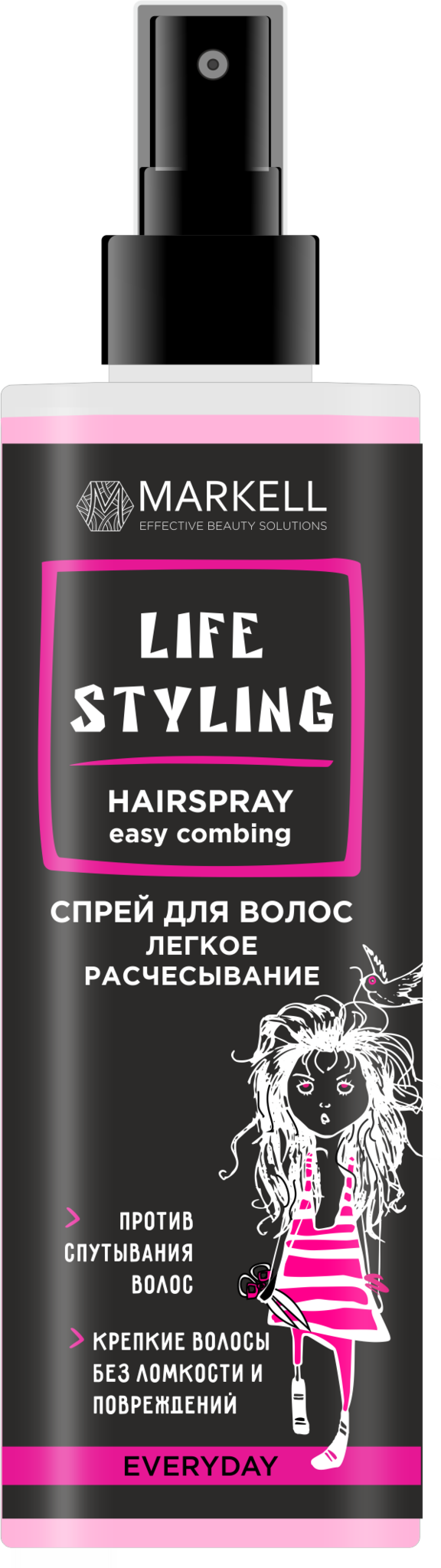 MARKELL Life Styling Спрей для волос Легкое расчесывание 195мл