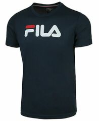 Детская теннисная футболка Fila T-Shirt Logo Kids - peacoat blue