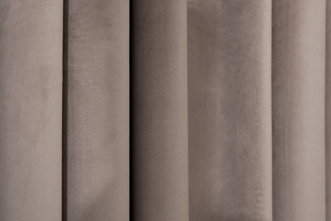 Портьера 260x275 Garda Decor Silkу бежевая димаут