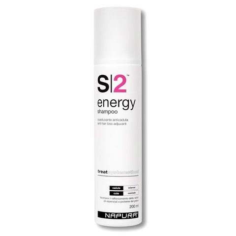 NAPURA Energy S2 Шампунь против выпадения волос с активным укрепляющим действием (SLS free) 200 мл купить за 2300 руб
