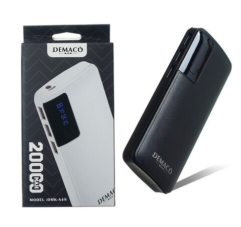 Powerbank (внешний аккумулятор) Demaco А48 20000 mAh с фонариком