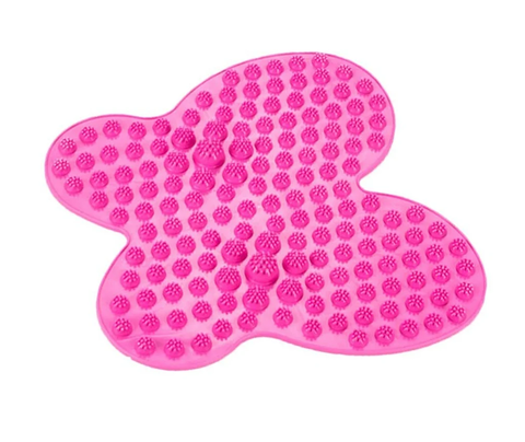 Массажный коврик для ног, цвет розовый