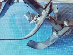 Нож-фреза для культиватора DDE в сборе для Буцефал/Кентавр/Алеша П с 2020 г./посадка HEX23 левый