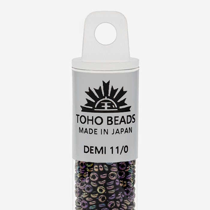 Японский бисер TOHO Demi 11/0 (№509), металлизированный, непрозрачный глянцевый
