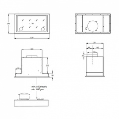 Вытяжка Korting KHI 6777 GB