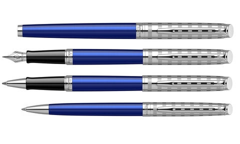 Ручка шариковая Waterman Hemisphere 2020 Deluxe Marine Blue CT (2117788)