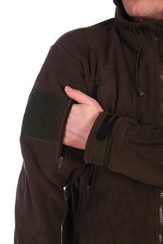 Куртка мужская демисезонная Камелот (флис, коричневый)