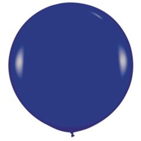 Большой шар гигант, латексный, синий, 61 см