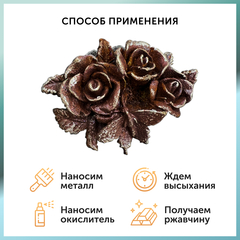 Набор для химического патинирования, Металл Бронза и Зеленый окислитель