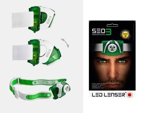 Фонарь светодиодный налобный Led Lenser SEO3