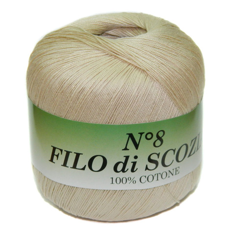 Пряжа Filo Di Scozia №8  50г, 340м, 100%мерсеризованный хлопок (1 шт.)