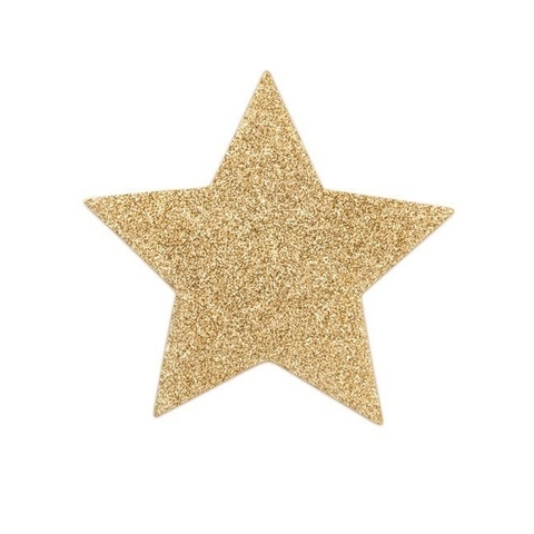Bijoux Indiscrets Украшение на грудь Flash Star золотое