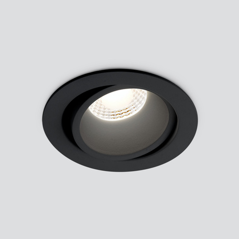 Встраиваемый светодиодный светильник 15267/LED 7W 4200K BK/BK черный/черный