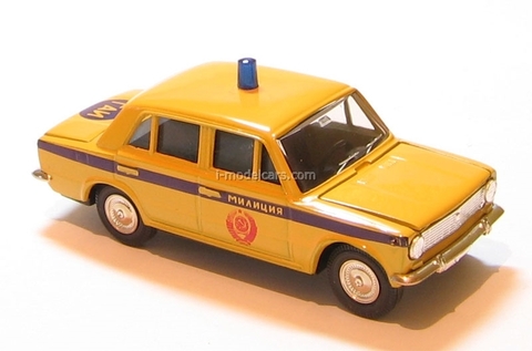 VAZ-2101 Lada GAI USSR Police yellow Agat Mossar Tantal 1:43