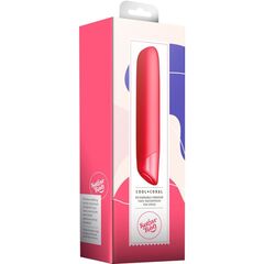 Коралловый классический вибратор Cool Coral - 16 см. - 