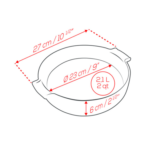 Круглая форма для запекания 27 см, артикул 60282