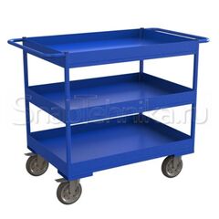 Тележка 3-х ярусная с двумя ручками (560х860)