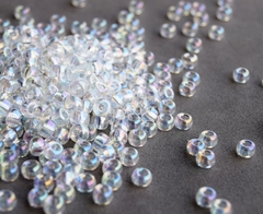 6/0 RR-0250 Transparent AB crystal