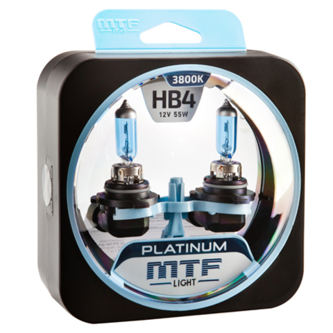 Галогенные автолампы MTF Light серия PLATINUM HB4(9006), 12V, 55W