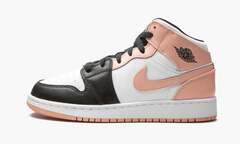 Air Jordan 1 Mid GS "Crimson Tint Toe"
