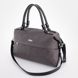 Сумка Саломея 110 итальянский серый + черный