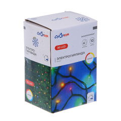 Гирлянда вьюн 10 м, 80 LED СНОУ БУМ