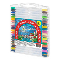 Маркер для скетчинга Basir, акриловый, серия "Город" на водной основе, 80 цветов