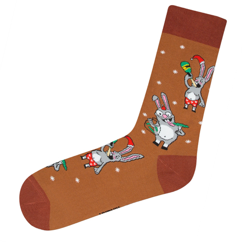 Носки с Зайцем коричневым