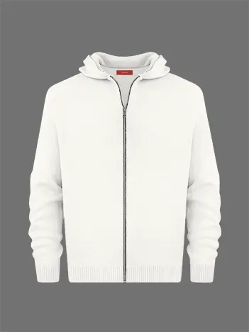 Толстовка на замке из шелка