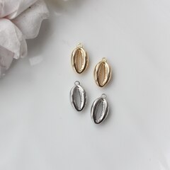 Подвеска Ракушка 14*8 мм, позолота, П125