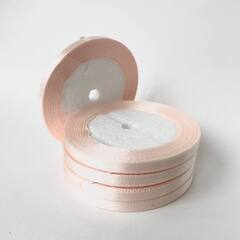 Лента Атласная (0,6см*22,85м), Кремовый