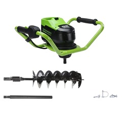 Землебур аккумуляторный Greenworks GC-AUGER 82V, без АКБ и ЗУ