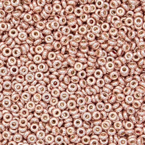 Японский бисер TOHO Demi 11/0 (№PF552), металлизированный, непрозрачный глянцевый