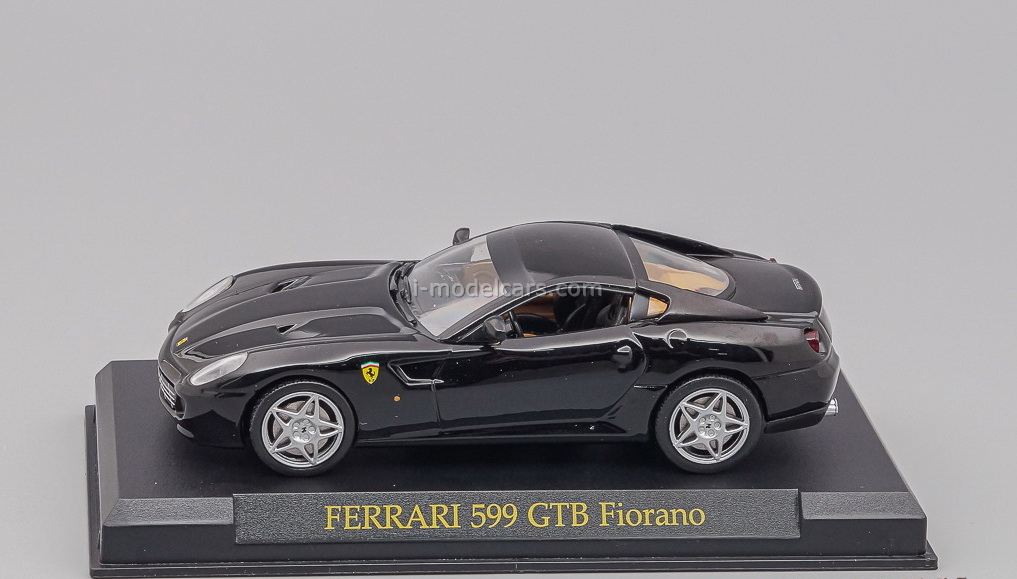 MODEL CARS Ferrari 599 GTB Fiorano black 1:43 Eaglemoss Ferrari