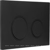 Aquanet AQ-PRO-02MB AQ-PRO-02MB Кнопка смыва Aquanet двойная АВC черный матовый (346767)
