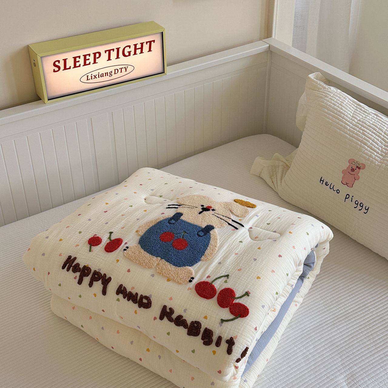 ZEPHYR HOME Одеяло Всесезонное 150х200 Зайчик Сердечки