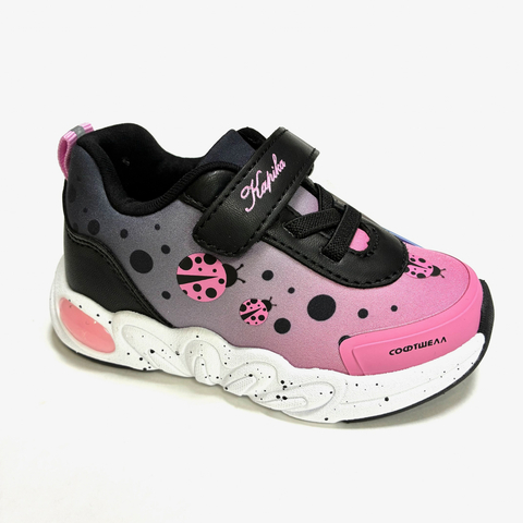Капика кроссовки софтшелл (черный-розовый) 22-26  71558с-1