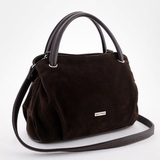 Сумка Саломея 278 эко-замша кофе