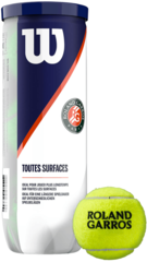 Мячи теннисные Wilson Roland Garros All Court (3 мяча в банке)