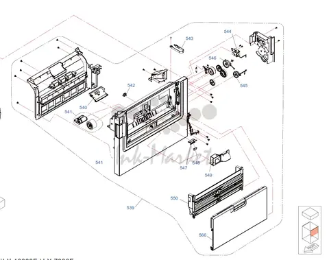 Epson - 1723634 - 1807792 - MP Multipurpose Tray Paper Support Assembly