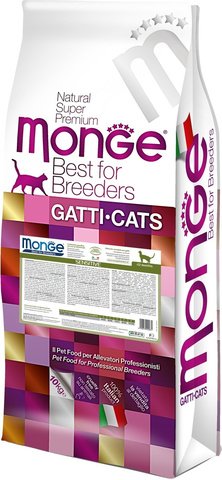 Monge PFB Cat Sensitive корм для кошек с чувствительным пищеварением 10 кг