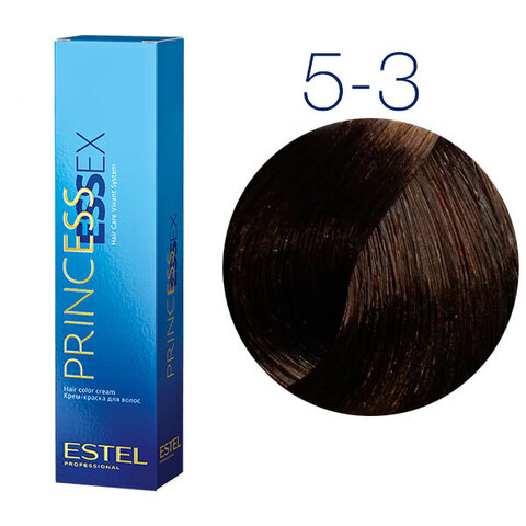 Estel Professional Princess Essex 5-3 (Светлый шатен золотистый (Кедровый)) - Крем-краска для волос
