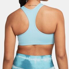 Бюстгальтер спортивный Nike Swoosh Bra Pad W - worn blue/white