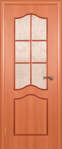 Дверь ДО 516 (итальянский орех, остекленная ламинированная), фабрика Краснодеревщик