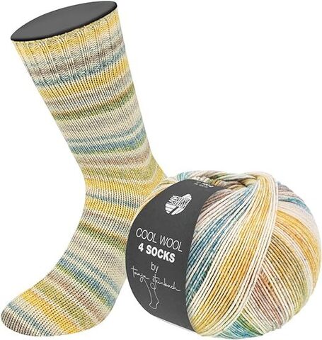 Пряжа Lana Grossa Cool Wool 4 Socks Print 7759