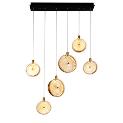 Подвесной светодиодный светильник Favourite Slik 4488-6P