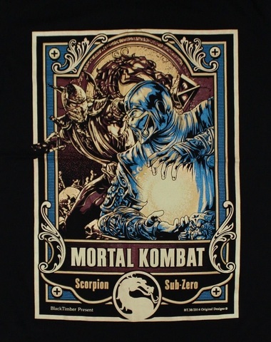 BTB Mortal Kombat — Футболка Саб-Зиро и Скорпион
