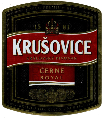 Пиво Krusovice Cerne Royal